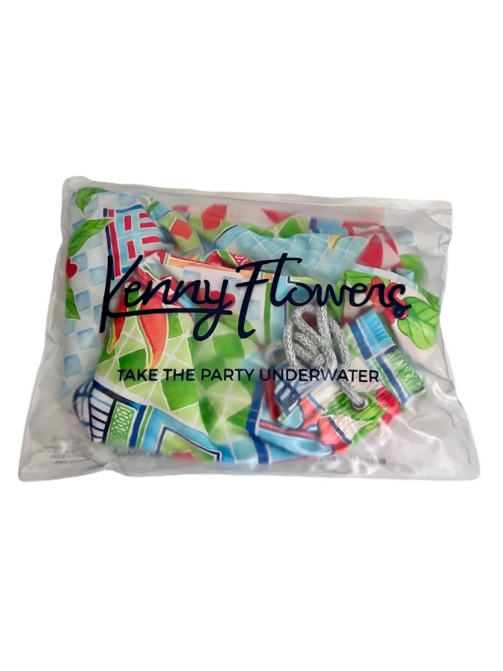NWT Kenny Flowers Multicolor ‘The Guatape’ Swim Trunks, Size XXL